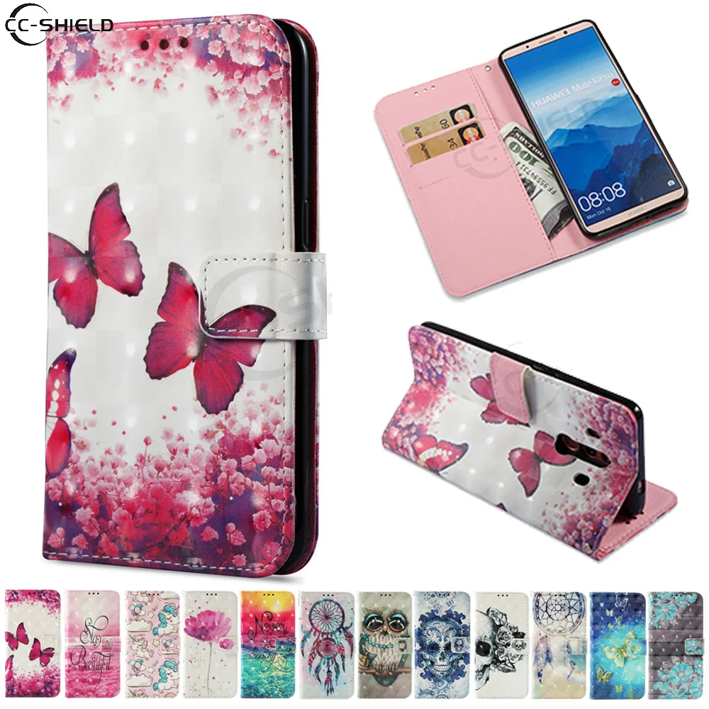 

Flip Case for Huawei Mate 10 Pro BLA L29 TL00 Case Phone Leather Cover for Huawei Mate10 Pro BLA-L29 BLA-TL00 Wallet Phone Bag