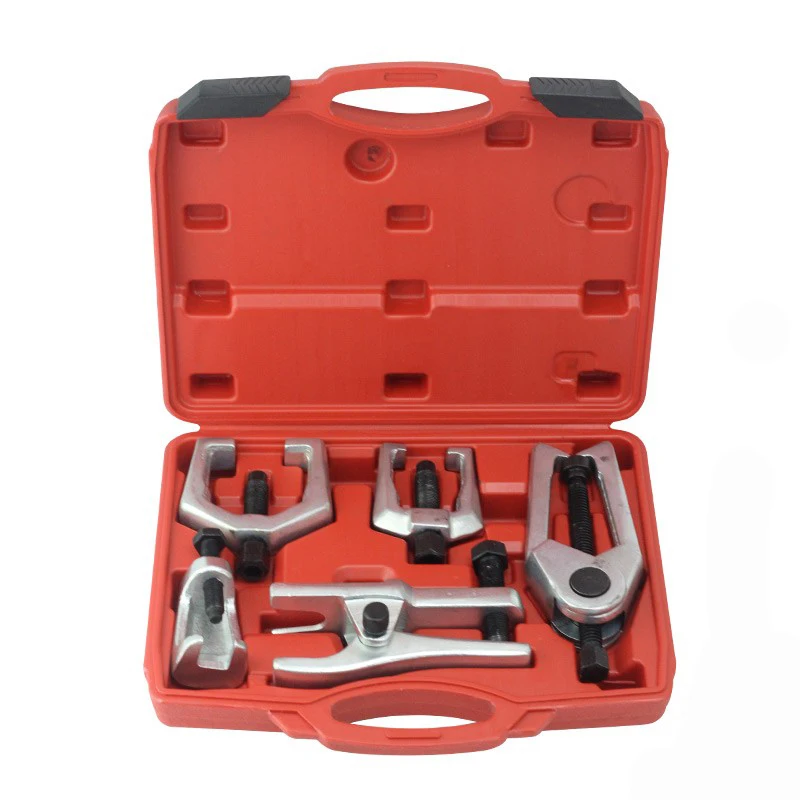 

5pcs Front End Service Tool Kit Ball Joint Tie Rod Set Ball Head Puller Set Car Lower Rocker Ball Head Extractor