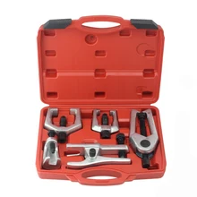 5pcs Front End Service Tool Kit Ball Joint Tie Rod Set Ball Head Puller Set Car Lower Rocker Ball Head Extractor 5pcs Front End Service Tool Kit Ball Joint Tie Rod Set Ball Head Puller Set Car Lower Rocker Ball Head Extractor