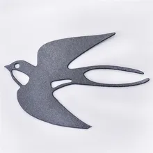 YaMinSanNiO Animal Metal Cutting Dies Scrapbooking DIY Cute Fly Swallows Shape Steel Cutting Dies Sweet Wedding Decor Crafts