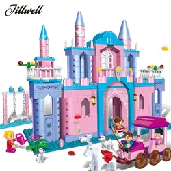 8360 шт. 532 Замок принцессы путешествия кирпич развивающие модели здания Конструкторы Рисунок Игрушки для девочек Дети друг подарок на день