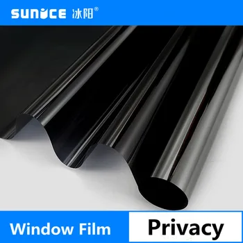 

1.52m x 3m Black window film transparent glass window insulation film glass sticker translucidus sunscreen sun black membrane