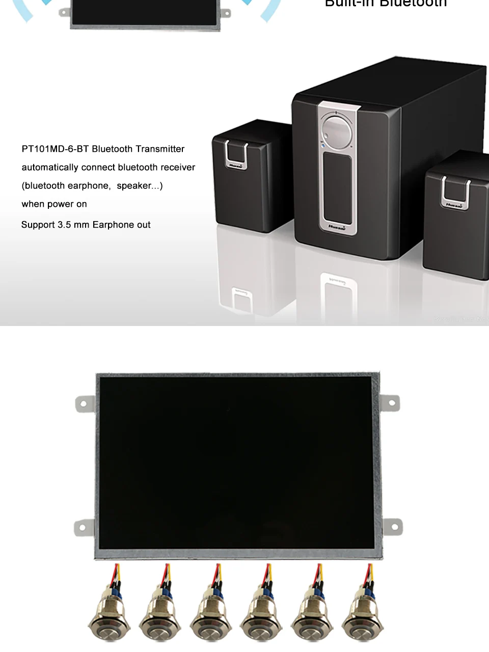 Bluetooth передатчик mp4 цифровой плеер автоматически функция кнопки управления видео кассетный плеер
