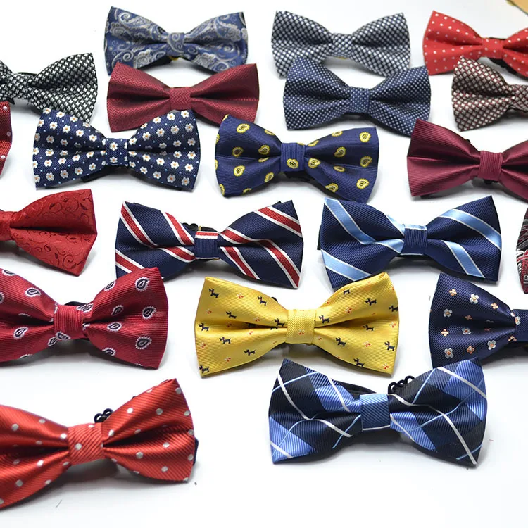 Галстук-бабочка, мужской деловой Полосатый галстук в горошек для мальчиков, мужская мода, деловой Свадебный галстук-бабочка, мужские платья, рубашки krawatte legame, подарок, 60 цветов