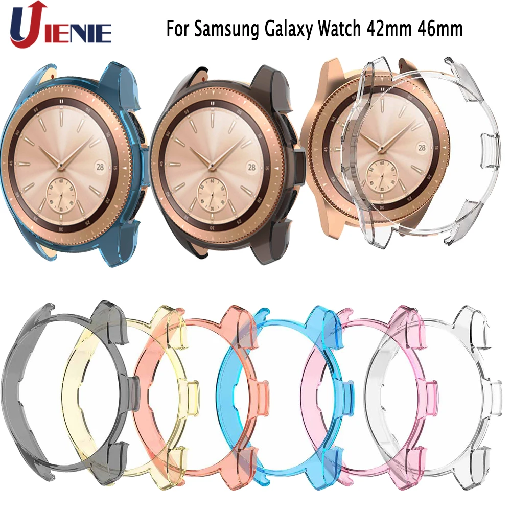

PC Protective Case Shell for Samsung Galaxy Watch 42MM SM-R810 46MM Gear S3 Frontier Protector Frame Smartwatch Cover