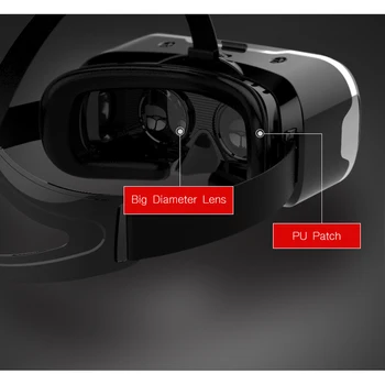 VR Shinecon 2.0 2 II VR Casque Headset Video 3 D 3D Virtual Reality Glasses Goggles Smartphone Helmet Smart Google Cardboard 3