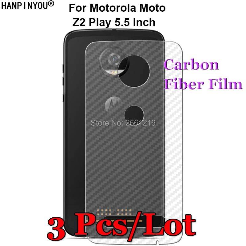 3 шт./лот для Motorola Moto Z2 Play XT1710 5 дюйма 3D противоскользящая прозрачная задняя пленка