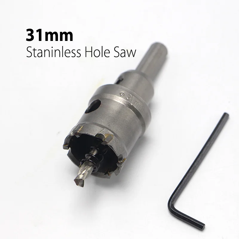 Buy 31mm 1.22" Core Drill Bit Hard Alloy Metal Hole