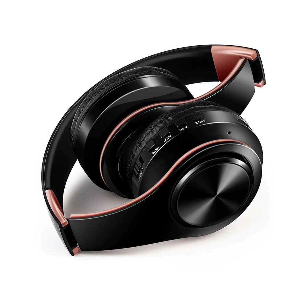 Foldable Wireless Headphones Bluetooth Headset Adjustable Stereo Earphones with Mic TF card MP3 play Headphone for mobile phone