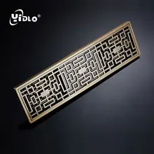 Bathroom Drain strainer Art Carved Cover Waste Drain Stopper Euro Style Antique Brass Drains Shower 8*30 cm Floor Drain Kitchen Bathroom Drain strainer Art Carved Cover Waste Drain Stopper Euro Style Antique Brass Drains Shower 8*30 cm Floor Drain Kitchen