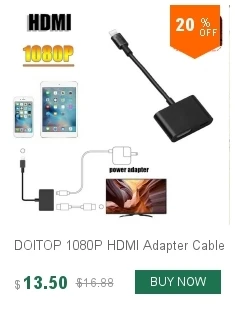 DOITOP 1080 P HDMI Кабель-адаптер 8Pin к HDMI кабель для Apple Iphone X 10 6 7 8 Plus для apple ТВ HD ТВ цифровой av-адаптер кабель