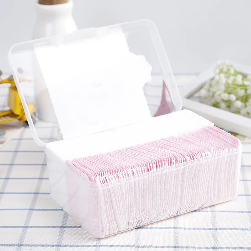 580pcs/set 2 in1 Facial Makeup Cotton Pads Make up Remover Wipes Face