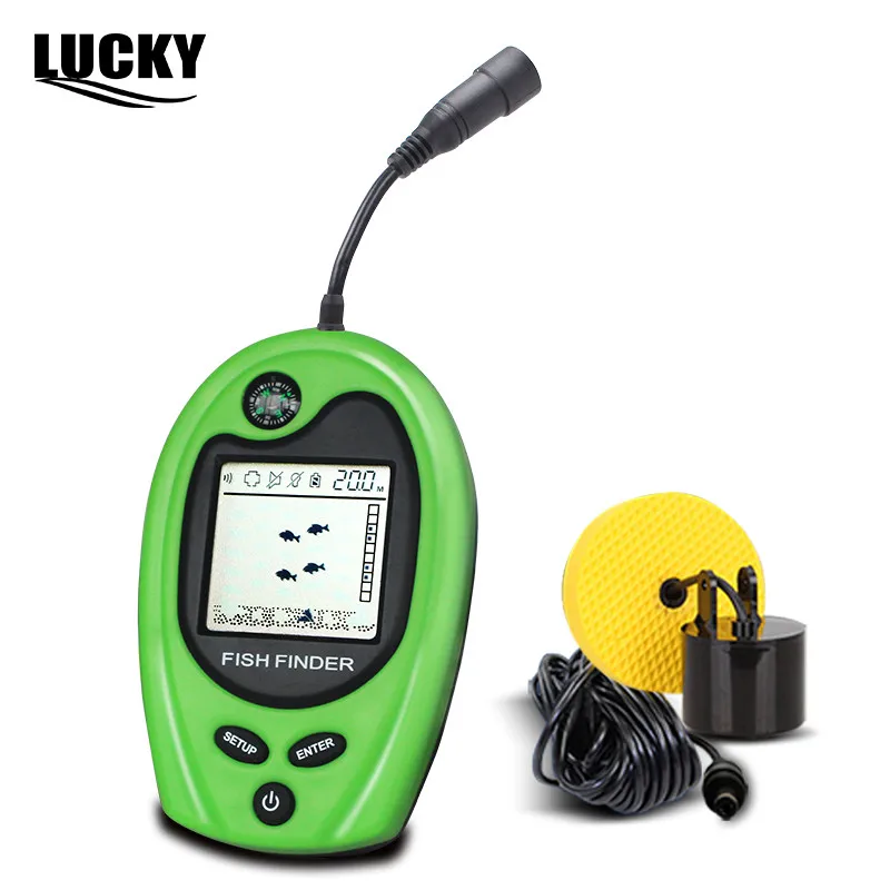 

Free Shipping! LUCKY FF818 Portable Fish Finder Sonar Sounder Alarm Fishfinder 100m fishing echo sounder portable fish finde