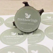 5 см круглая форма наклейка из бумаги Продукты собственной печать, наклейка, ярлык для подарков/конфеты faovrs Примечание изготовленным на заказ логосом moq 1000 шт