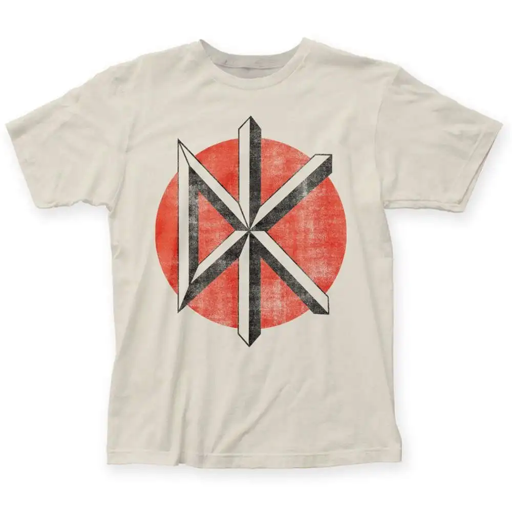 

2018 New Brand T Shirt Men Official Dead Kennedys DK Distressed Vintage Logo Symbol T-shirt S M L XL 2XL Printed T Shirt Short S
