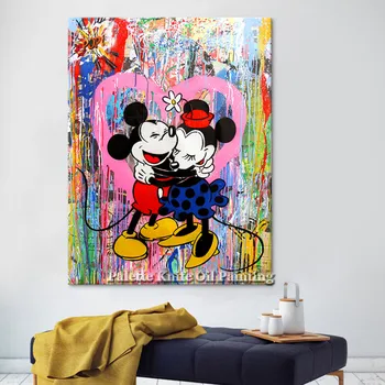 

Alec Graffiti pop art print painting street art urban art on canvas Poster and print wall art Wall pictures for living room home