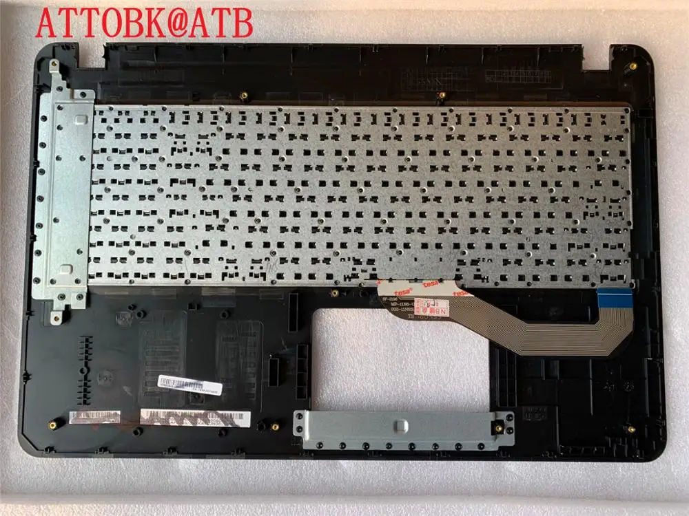 Teclado dos Eua para Asus X540l K540ua X540la F540 X540lj D540u X540sa X540sc R540 Vm520u Fl5700u R540s C520u com Quadro Descanso de Mãos ru - Imagem 4
