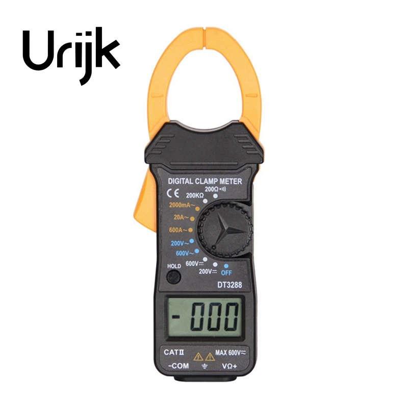 

Urijk 600V 600A 200kOhm DC Current Clamp Meter LCD Digital Data Show Multimeter Amperimetro Electrician Measuring Tool