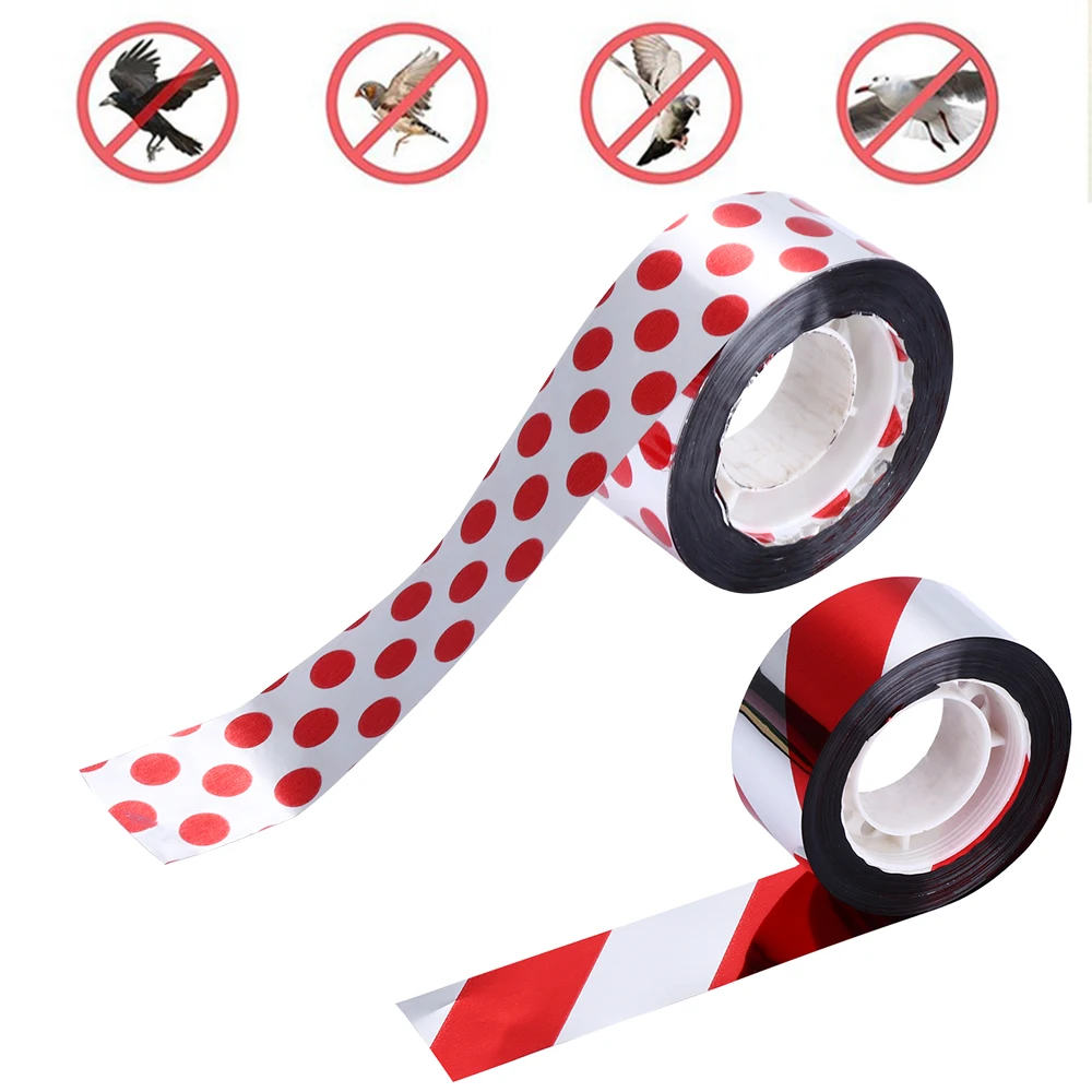 3 style Bird Repellent Tape Bird Scare Tape Audible Repellent Fox