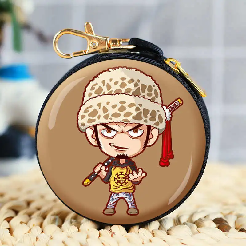 3 Цельный узор плюшевый набивной кошелек Обезьяна D. Luffy Roronoa Zoro кошелек детский подарок - Цвет: 3