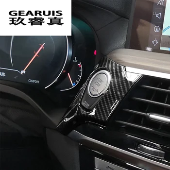 

Car styling keyhole decorative ENGINE START STOP switch button frame cover trim sticker For BMW x3 g01 Interior Auto Accessories
