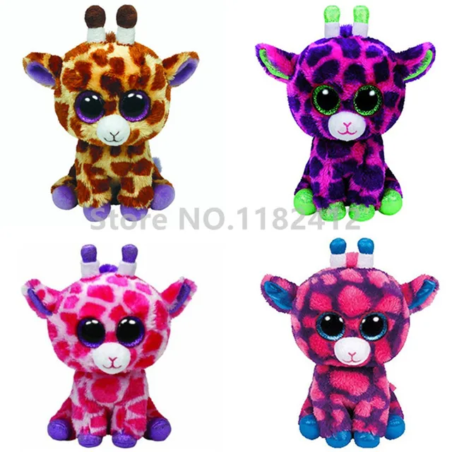 Ty Beanie Boos Safari Gilbert Twigs Sky High Giraffe Plush Toy 6'' 15CM