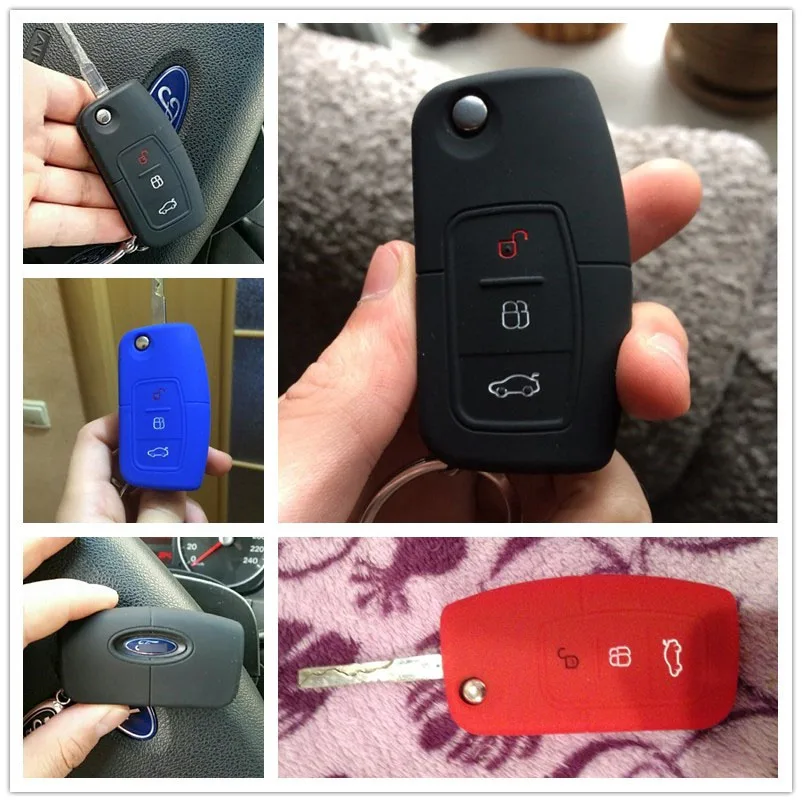 Силиконовый чехол для пульта дистанционного управления Ford Focus Fiesta Galaxy C Max S BF FG Falcon