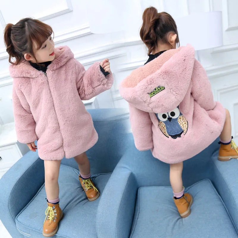 

Girls Clothes Woolen Coats Jackets For Clothing Tops Kids children's Winter Spring Jacket Autumn Outerwear Wool Hooded Coat