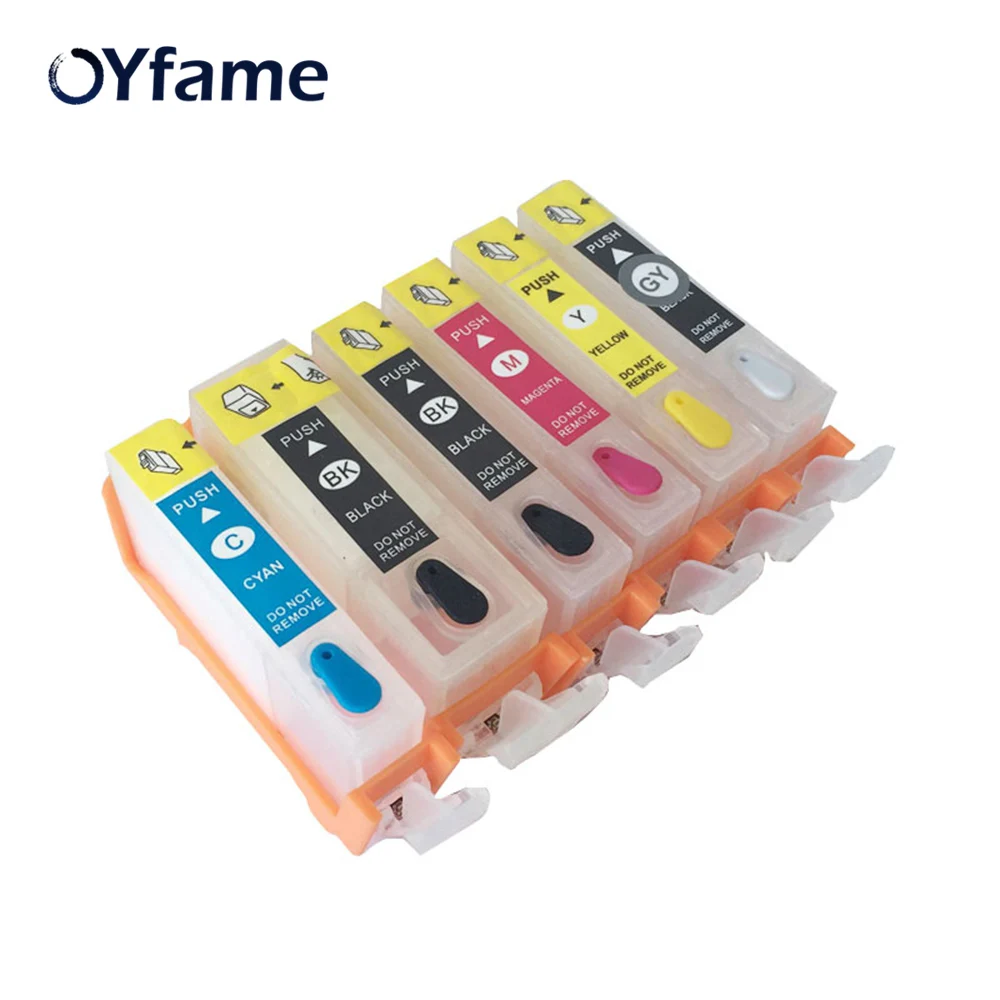 Картридж с чернилами OYfame PGI425 CLI426 6 шт. картридж для принтера Canon PIXMA MG6140 MG8140|refillable