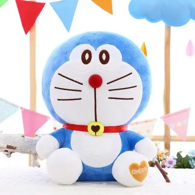 Большая кукла аниме Стенд от меня Doraemon мягкая плюшевая игрушка мягкая кошка 6 стилей большая подушка для девочек для маленьких детей лучший подарок 30-60 см - Цвет: A