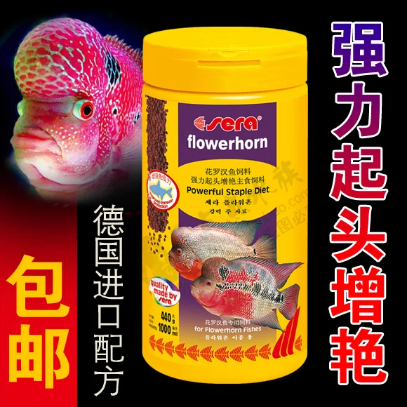 

Authentic German Cerritos Sera best birthday head Lohan fish feed fish feed fish food began to feed particles 440g