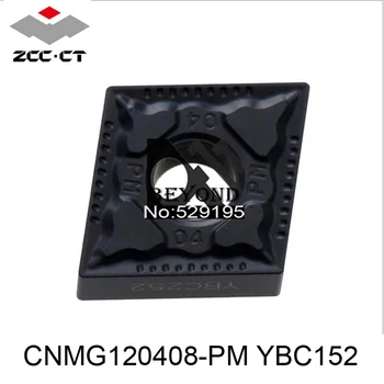 

Original ZCC CNMG120408-PM YBC152 CNMG 120408 Carbide Inserts Lathe Cutter CNC Tools for Turning Toolholder