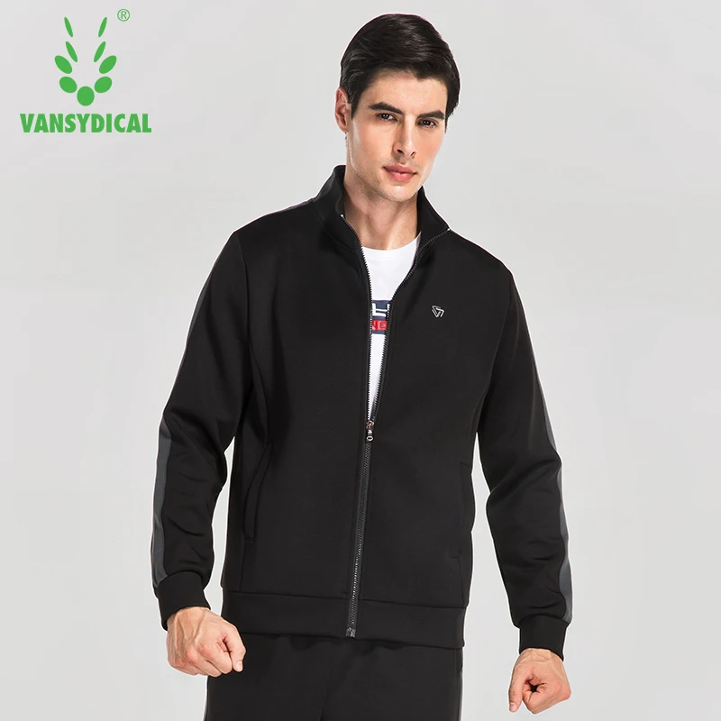 VANSYDICAL зимняя куртка для бега дышащая быстросохнущая Джерси ветровка для мужчин спортивные мужчины - Цвет: MBF76801