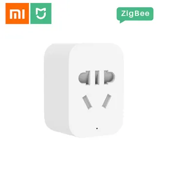 

Xiaomi Mijia Smart WiFi Socket Plug Zigbee Version Remote Control Timer Smart Home Work With Gateway 2 Mi Home APP