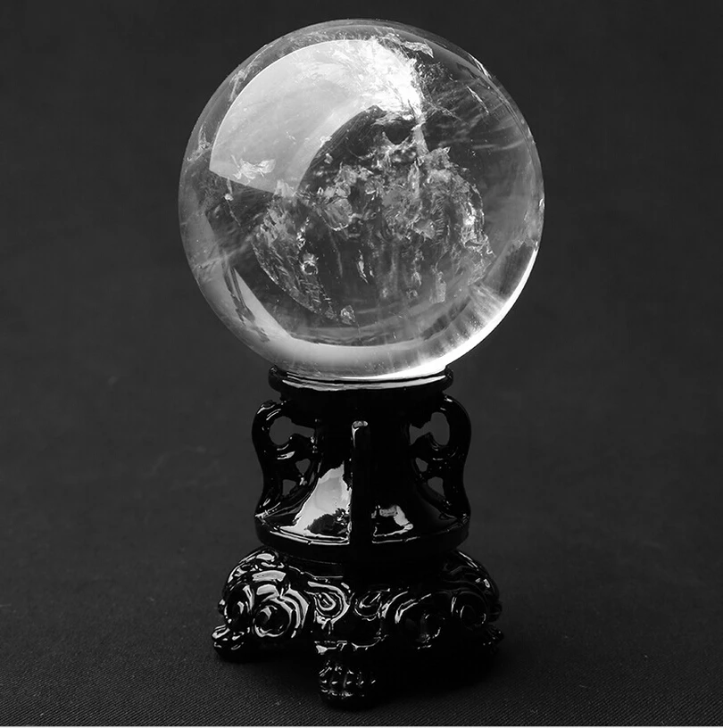 WBY 522+++Genuine natural white crystal ball made of natural crystal