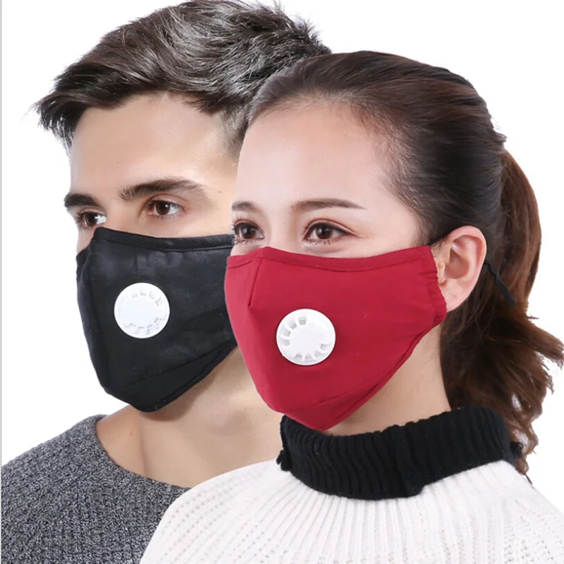 

Anti Pollution Mask Dust Respirator Washable Reusable Masks Cotton Unisex Mouth Muffle for Allergy/Asthma/Travel/ Cycling