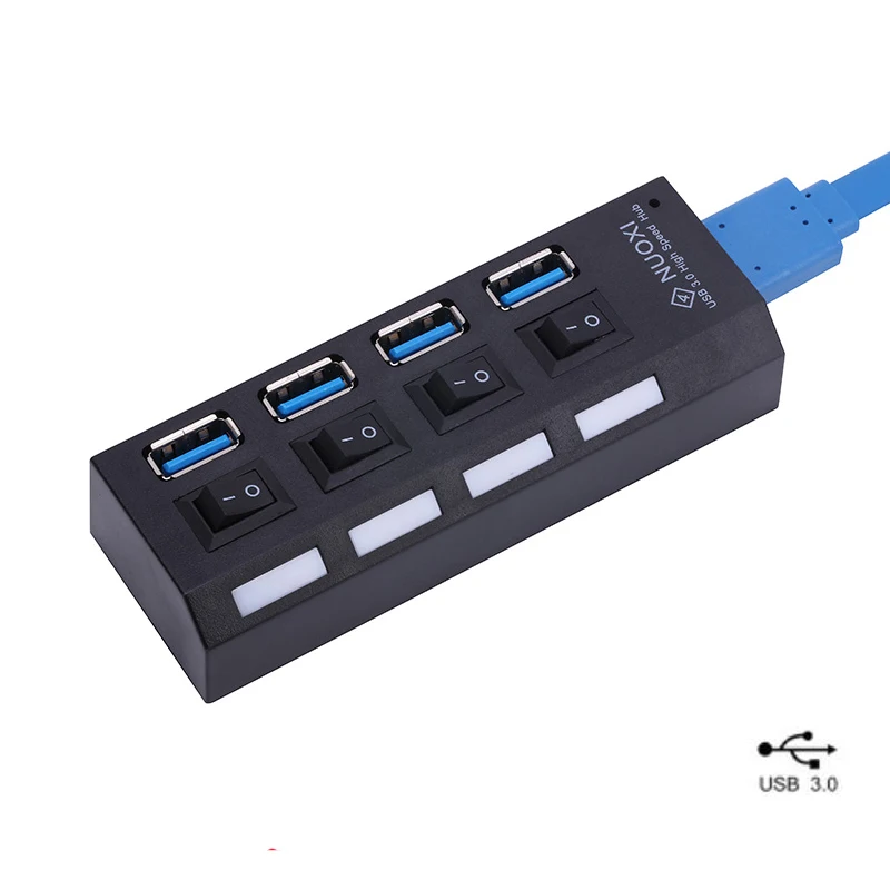 USB-разветвитель TWOBRO 4 порта 3 0 дюйма USB | Компьютеры и офис