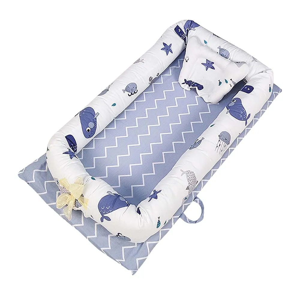 90*50*15 см детская кровать портативная складная детская кроватка новорожденная кровать для сна дорожная кровать для ребенка подарок - Цвет: 11