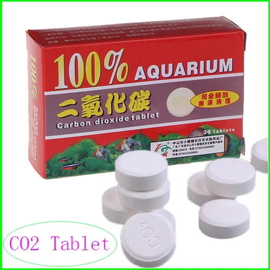 Carbon Dioxide CO2 7 100 CO2 Tablet Carbon Dioxide for Aquatic Plants Fish Tank Aquarium 36tab Planted Diffuser Free
