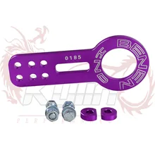 Универсальный передний буксировочный крюк с двумя буквами(одна часть: передняя) Цвет: фиолетовый, красный, серебристый, черный, синий, золотой TH001