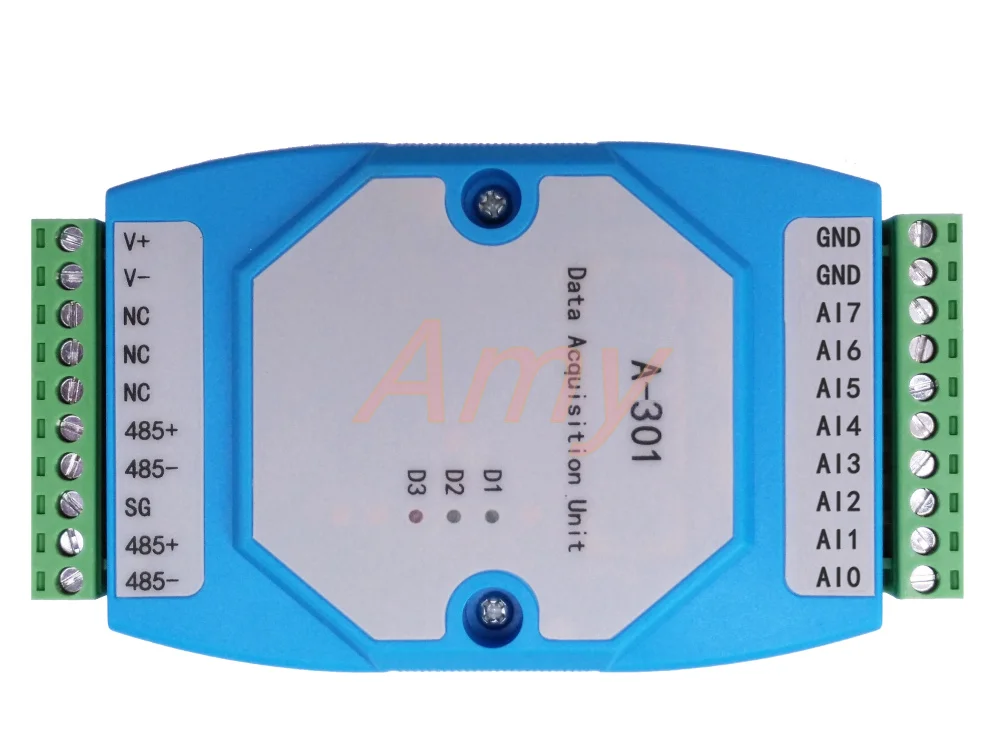 A-301 8 способ RS485 тока 4~ 20mA модуль ввода аналоговых сигналов интеллигентая(ый) Монитор Пульт дистанционного управления терминал