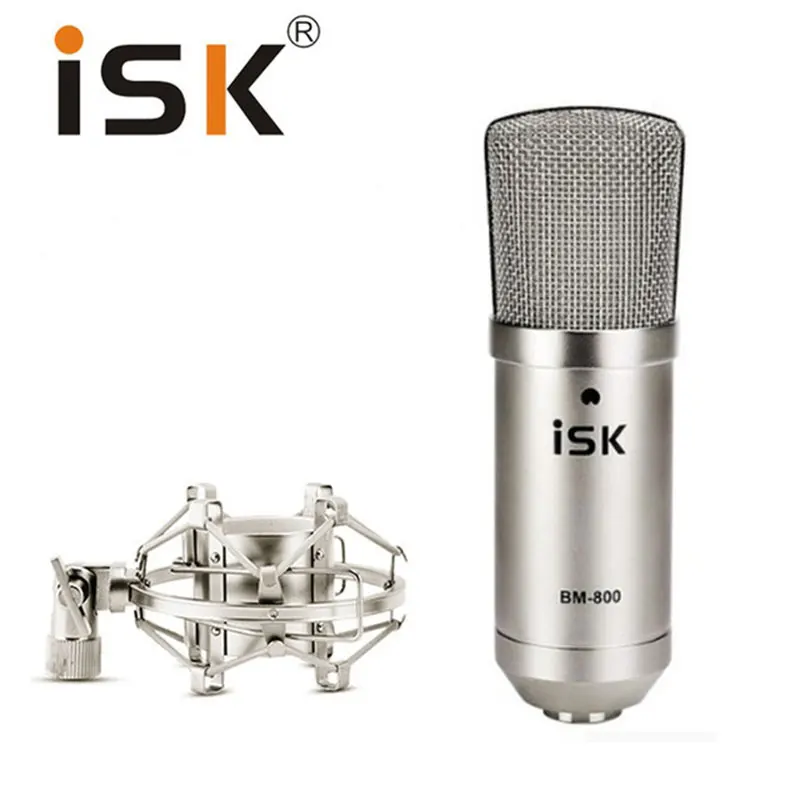 ISK BM 800 конденсаторный микрофон для караоке профессиональная компьютерная