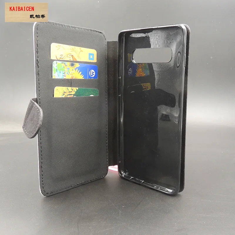 For samsung S10 plus leather case 3