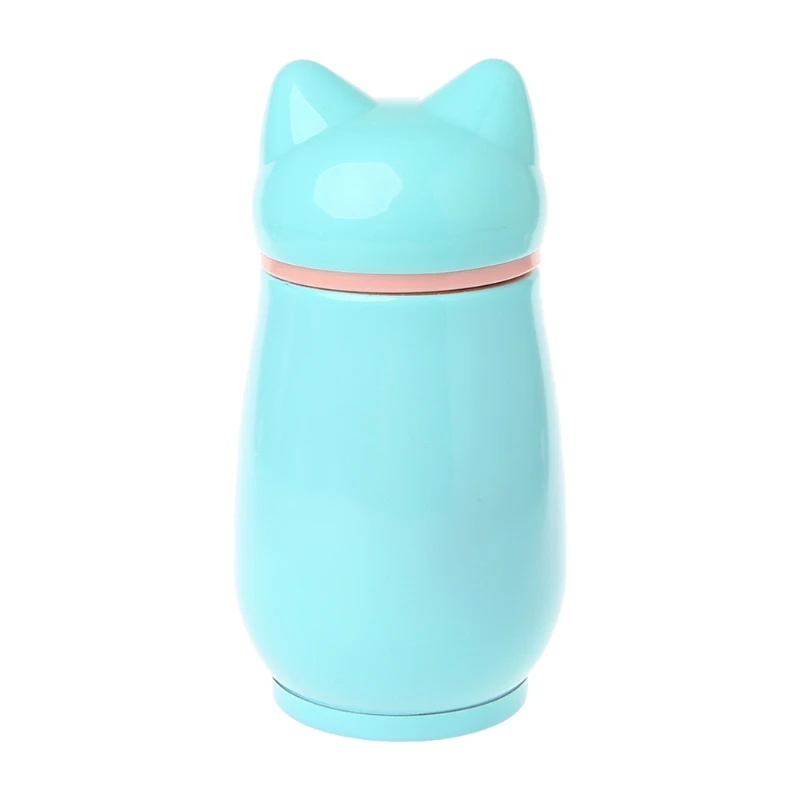 200 мл форма лисы кофе термос для воды чай изолированный питьевой тепловой чашки - Цвет: Синий