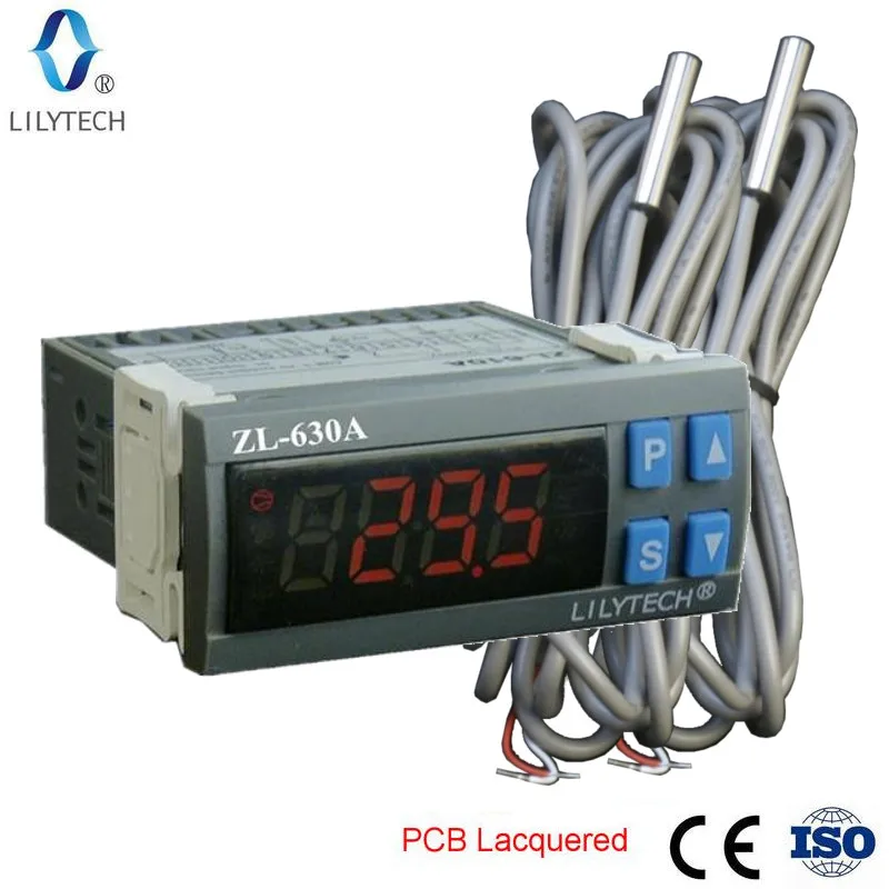 Skup ZL 630A, jak ETC 974, STC 9200, STC 9100, temperatura termostatu, termostat do chłodnia, regulator temperatury, Lilytech