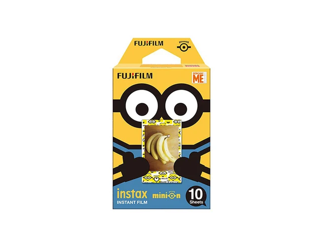 Best Price 1 pack Minions Banana Fujifilm Instax Mini Film For Mini 8 7s 7 50s 50i 90 25 dw Share SP-1 Polaroid Instant Photo Camera