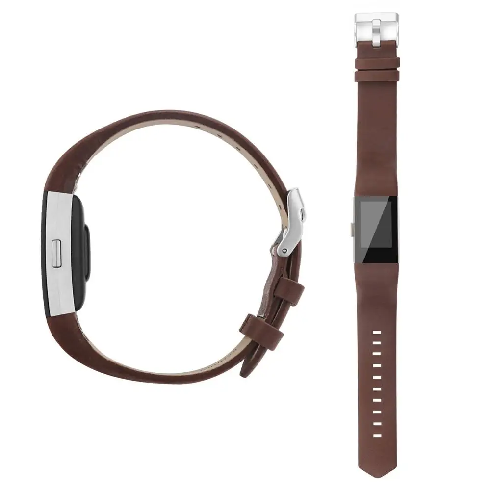 Сменный ремешок для Fitbit Charge 2, браслет с сердечным ритмом, ремень из натуральной кожи, ремешок для Fitbit Charge 2