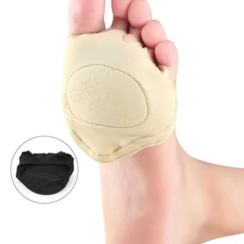 

1Pair Silicone Toe Pads Invisible Fore Foot Socks Half Backless Front Foot Insoles Pads Cushions Half Grip Foot Care Tools