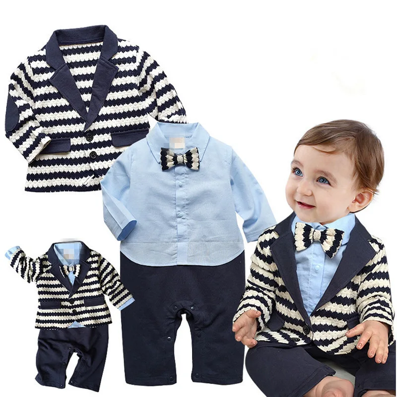 Newborn Baby Boy Clothes Set Spring Handsome Baby Boy Suit Fashion Vetement Garcon Two Piece