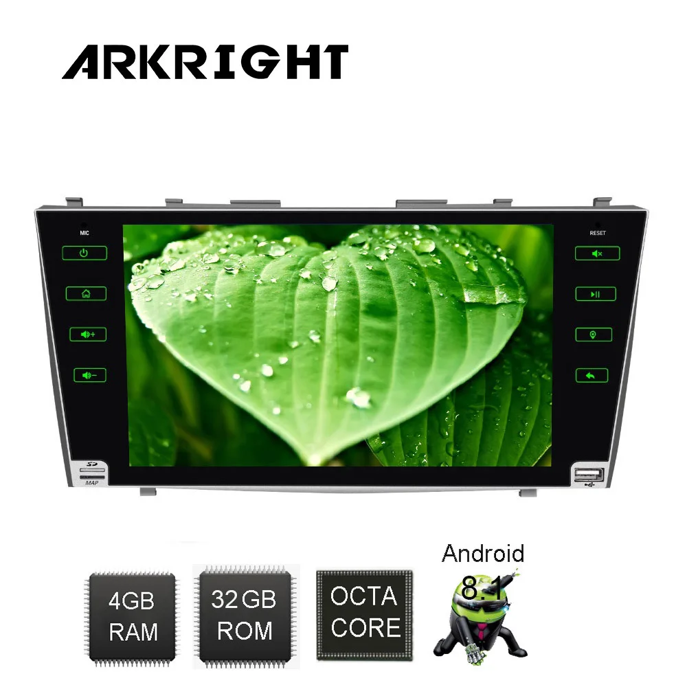 

DSP 9" 2 Din Android 8.1 PX5 Rear View Camera For Toyota Camry/Aurion 2007-2011 Car Radio Audio HD GPS Multimedia Player